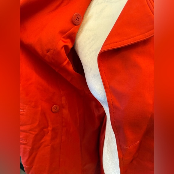 Hobbs London Women's Red/orange Trench Coat size 8 EXCELLENT CONDITION - Picture 5 of 16